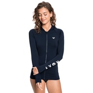 ROXY Women's Essentials Long Sleeve Hoodie Rashguard (KVJ0) 261 URJWR03264-KVJ0