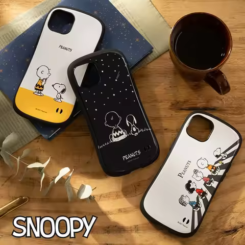 Snoopy Cartoon Art Painting Bumper Phone Case for IPhone 14 13 12 11 Pro Max X XS XR Soft Cover Ifac