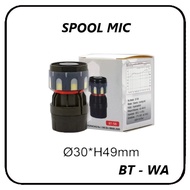 Spool Microphone Vocal kabel dan wireless - Spul Mic 30 mm BT - WA