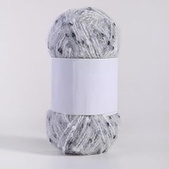 White Speckled Yarn 200g,DIY Knitting, Crocheting, Scarves, Hats, Decor Crafts, Soft Handmade Suppli