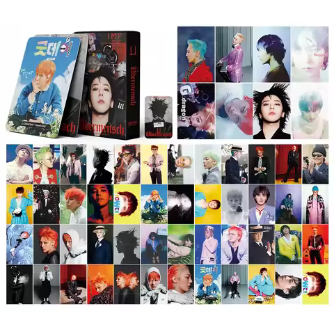 55pcs/set GD Photocard New Album Übermensch High quality HD Photo LOMO Card Pictures Fans Gift