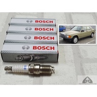 Bosch Spark Plug -Bosch Benz W201 190E Set Of 4 Nickle Type Operating Distance 30000 Km: Q7EC