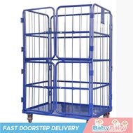 BabyDairy Foldable Trolley Mobile Logistics Trolley Folding Push-pull Turnover Handling Loading And 