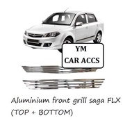 ALUMINIUM Front bumper grille PROTON SAGA FL FLX TOP + BOTTOM (Fullset)