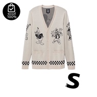 เสื้อVANS X DISNEY CLUB 100 CARDIGAN OATMEAL สินค้ามีประกันแท้