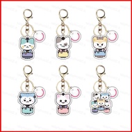 BH2 ITZY Hwang Yeji Ryujin Chaeryeong Cartoon Star Acrylic Keychain Backpack Pendant Bag Accessories