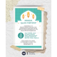 Iftar Invitation Halal Bihalal Invitation/ Study Invitation/ Syawalan Invitation/ Iftar Invitation/ 
