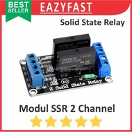 CHANEL Solid State Relay Module Ssr 2Ch 2 Ch Channel 5V VOLT 5V Dc Module Spdt Low Level Arduino
