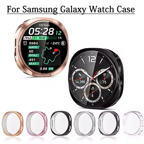 Protector Case For Samsung Galaxy Watch Case 9 8 7 6 5 4 40mm 44mm For Samsung Watch Case watch9 Wat