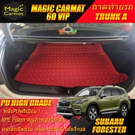 Subaru Forester 2019-รุ่นปัจจุบัน Trunk A (เฉพาะถาดท้ายรถแบบ A) ถาดท้ายรถ Subaru Forester 2019 2020 2021 2022 2023 2024-ปัจจุบัน พรม6D VIP Diamond Premium Magic Carmat