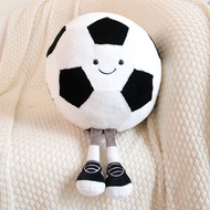 JOJO CASTLE 28cm Creative Cute Smile Ball Plush Toy Basketball Pillow Car Home Football Doll Smiley