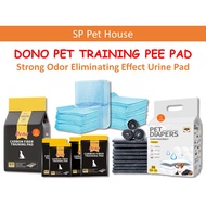 DONO Pet Diaper Disposable Charcoal Carbon Fiber Training Pads / Premium & Economy Wee Wee Training 