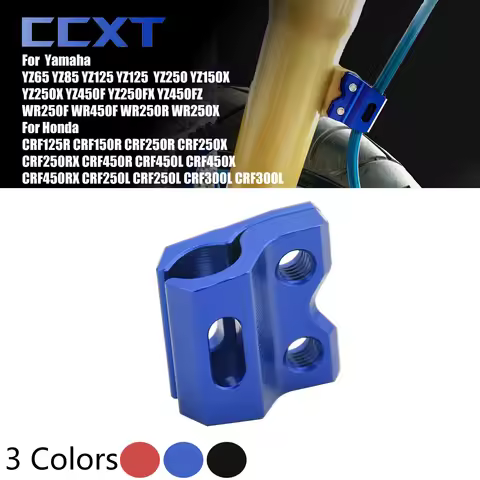 Motorcycle Front Brake Line Holder Hose Clamp For Yamaha YZ65 YZ85 YZ125 YZ250 YZ150X YZ250X For Hon