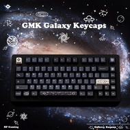 GMK Galaxy Keycaps, 130 Keys PBT Keycaps Cherry Profile DYE-SUB Personalized GMK Keycaps For Mechani