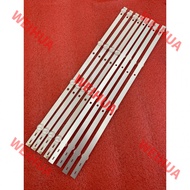 New 8 PCS/set LED Backlight strip for 49U5070 49DL4012N 49PUF6032 K490WDC1 A4 4708-K49WDC-A4113N01 A