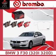BREMBO Front Brake Pads BMW 3 F30 (320i 320d) 3 GT F34 (320d) 4 F32 (420i) Year 2012 And Up