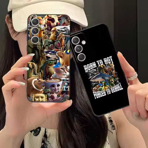 Italian Brainrot Animals Phone Case for Samsung Galaxy S25 S24 S23 S22 S21 S20 S10 S9 Plus FE Ultra