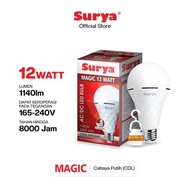 Surya 12W Lampu Emergency LED Magic AC DC 12 Watt Cahaya Putih