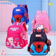 SUSSG Student Bag, Large Capacity School Accessory Children School Backpack, Kawaii Spiderman Elsa HelloKitty  Captain America Shoulder Rucksack School