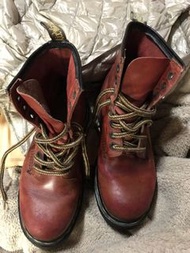 英國製真品Dr.Martens 馬丁靴 ,防水防滑 真皮,Size5(38公分）