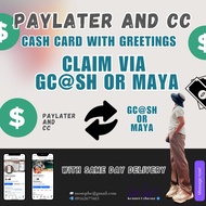 Cash Cards of Maya and Gcash Greetings Paylater cash Cards to Maya and Gcash Secured Safe Reliable w