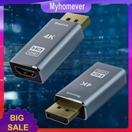 4K DP To HDMI-Compatible Adapter 30Gbps Video Converter for Monitor PC Laptop