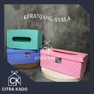 AYALA TISSUE BOX (B) ALEXISH PREMIUM RECTANGLE TISSUE HOLDER WRN/ PRICE 1PCS