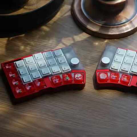 Cornix Inline Split Keyboard Wireless Dual-mode Hot-swappable Split Keyboard Kit Anodized Aluminum V