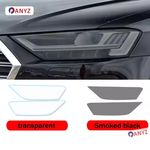 Car Headlights Tint Smoked Black Protective Film TPU Sticker For Audi A3 8V A4 B8 B9 A5 A6 C8 A7 A8 