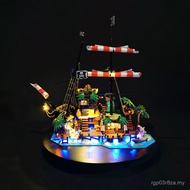 Serasi dengan Set Lampu LED Kapal Lanun LEGO 21322 Barracuda Pirate Bay, Boleh Tukar kepada Dua Mod