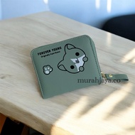 Simple korean style mini wallet forever young wallet
