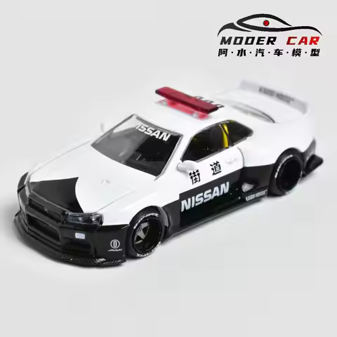 Kaido House+MINIGT TSM 1:64 Skyline R34 Diecast Model Car