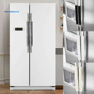 PEH-2Pcs Velvet Home Microwave Oven Refrigerator Fridge Door Handle Protective Cover
