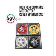 Agv Cover Protector Fan Radiator CNC Vespa Sprint Primavera LXS125 Beat Fino Mio Vario Votre Nouvo Cover Fan Spinner Full CNC Universal