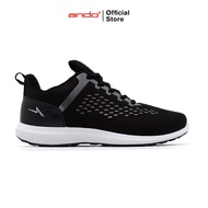 Ando Official Fugo Sneakers for Men - Black/White