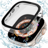 Glass+case Smartwatch Case For Apple Watch Ultra 2 49mm Screen Protector Tempered Protective Cover