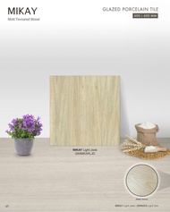 Granit Lantai Atena Wood Series - MIKAY Light Jade 60x60 kw 1