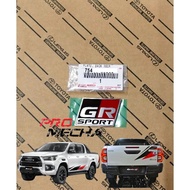 ORIGINAL TOYOTA HILUX REVO GR SPORT REAR GR EMBLEM LOGO. " GR " SPORT