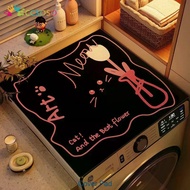 Cartoon Cat Diatom Mud Sunscreen Cover Pad Washing Machine Non-slip Absorbent Cushion Multifunctiona