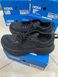 Hoka bondi 8 all black us7.5 uk6 39 24.5cm