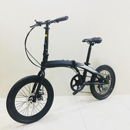 2021 New Matt black Java Zelo 20” 7 speeds folding bike disc bike