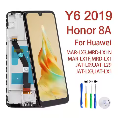 MRD-LX1F/LX1/LX2/LX3 Lcd For Huawei Y6 2019 Display Touch Screen Replacement Display For Honor 8a Lc