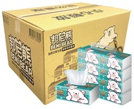 【BENI BEAR邦尼熊】抽取式花紋衛生紙130抽8包10袋/箱