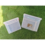 YOKOKO Handy Storage Box / Kotak Clear dengan penutup Pegang