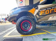 FONYEE品牌4X4精品JIMNY吉米專用鋁圈16吋 8.5J 5孔139.7 ET-25中心孔110 黑紅邊