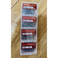 100 AKAKUMA Blades with HOLE for convenient natural fishing