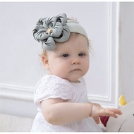 Solid Color 3D Flower Spring Newborn Infant Toddler Baby Girls Headband