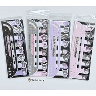 Sanrio Post-It Index Kuromi Pattern Long Type YSD-8815