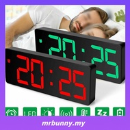 [MRBUNNY] Alarm Clock LED Display Digital Mirror Alarm Clock Battery/USB Alarm Clock