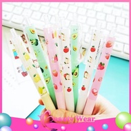 Fruit Pattern Gel Pen Student and Office Pen Cute Fruit Press Gel Pen BW 600